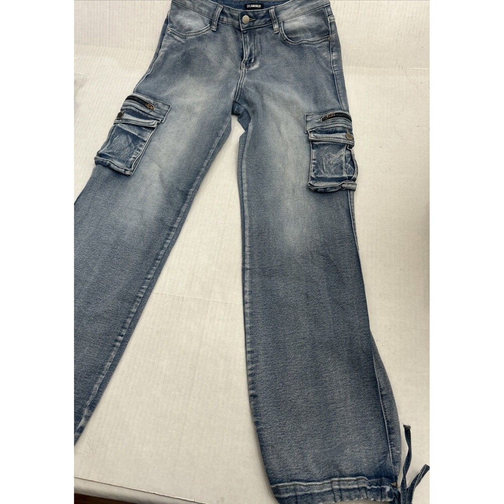Vintage 1990’s Flamingo Jeans Flap Cargo Pockets Sz M